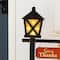 Glitzhome® 36"H Lighted Thanksgiving Wooden Turkey Lamp Post Porch Decor